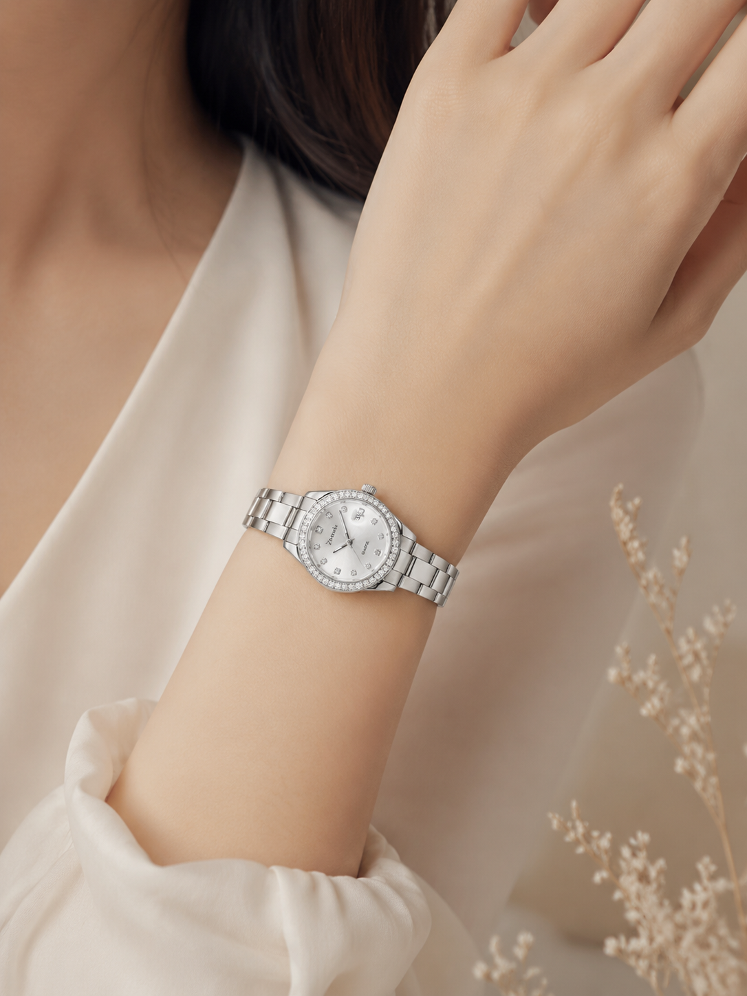 Stellar grace Silver Diamond Quartz edition Watch (44580764)