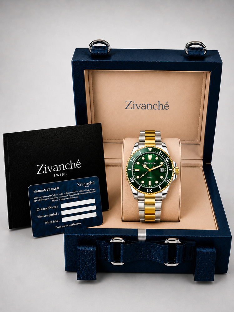 Royal Horizon Emerald Dual Tone Quartz Edition Watch (44658753)