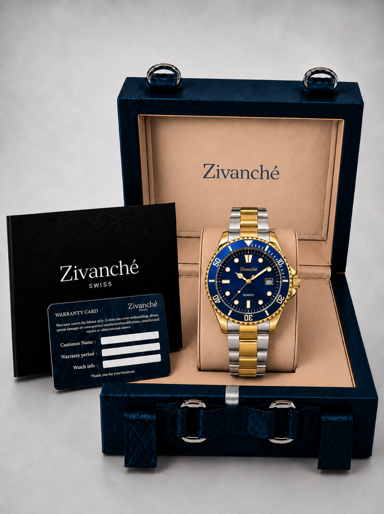 Royal Horizon Blue Dual Tone Quartz Edition Watch (44658752)