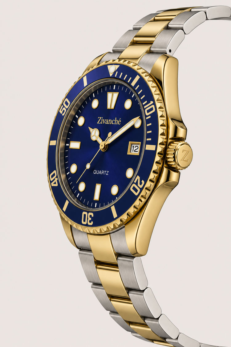 Royal Horizon Blue Dual Tone Quartz Edition Watch (44658752)