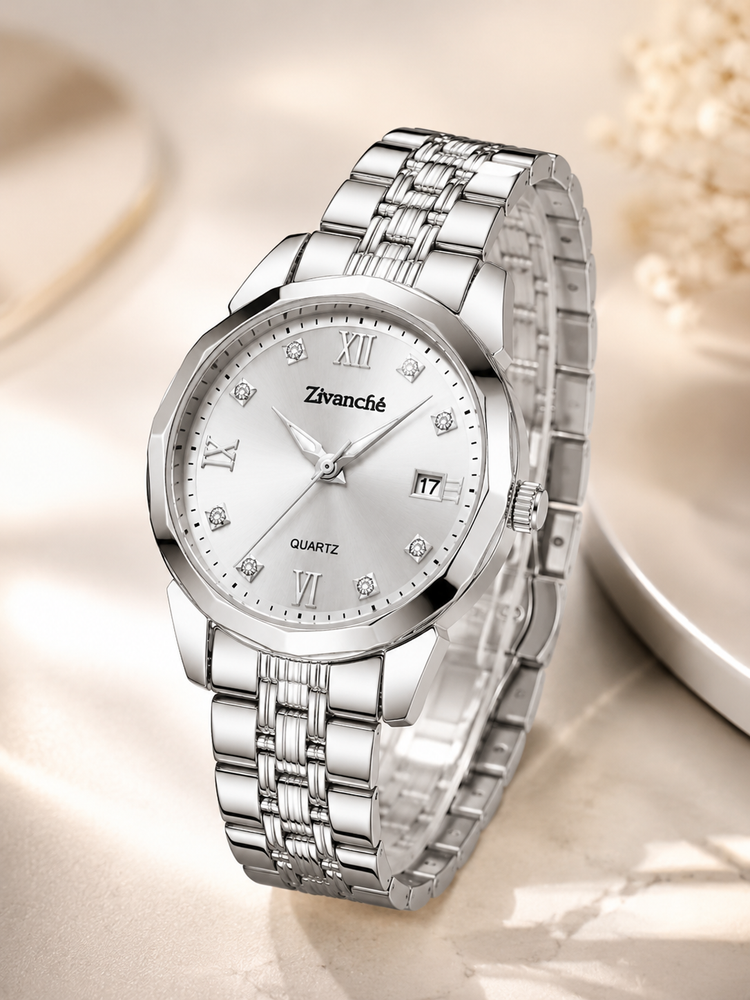 Stellar Grace Silver Pearl Quartz Edition Watch