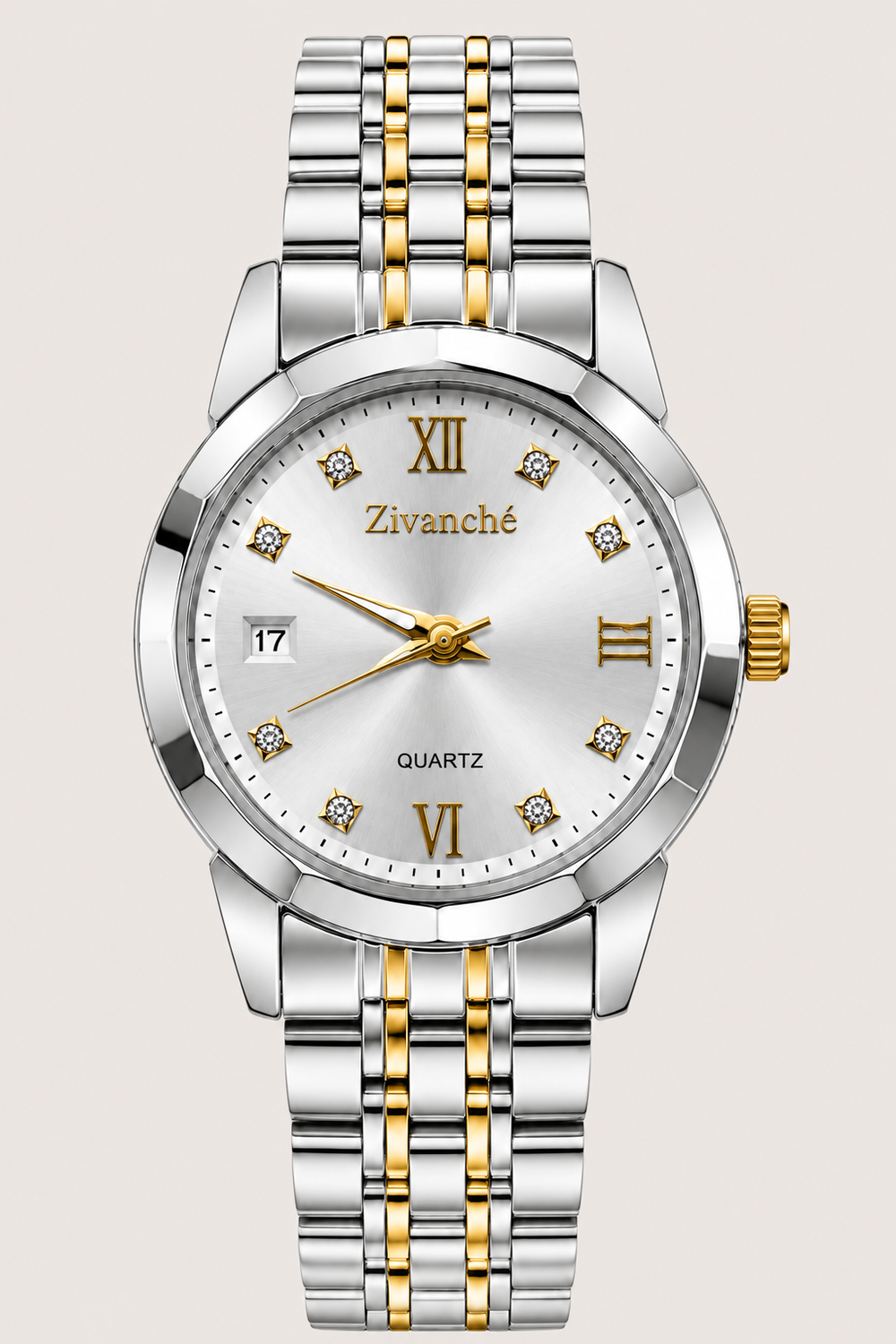 Stellar Grace Pearl Dual Tone Quartz Edition Watch (45530673)
