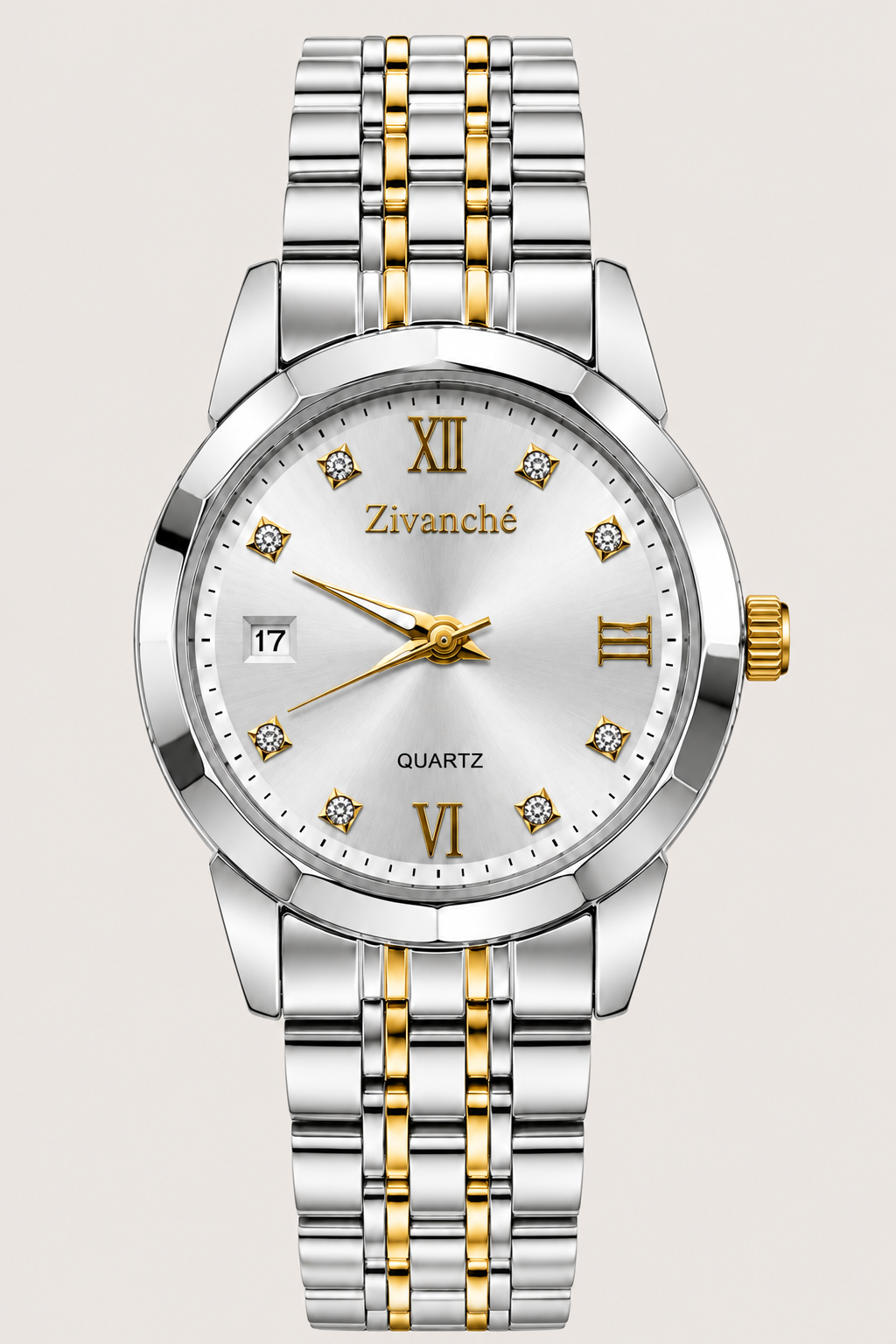 Stellar Grace Pearl Dual Tone Quartz Edition Watch (45530673)