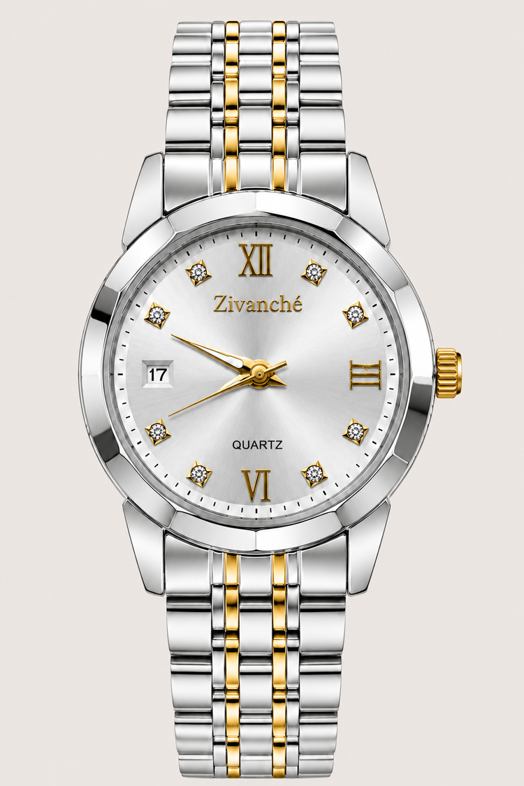 Stellar Grace Pearl Dual Tone Quartz Edition Watch (45530673)