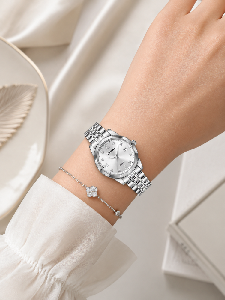 Stellar Grace Silver Pearl Quartz Edition Watch