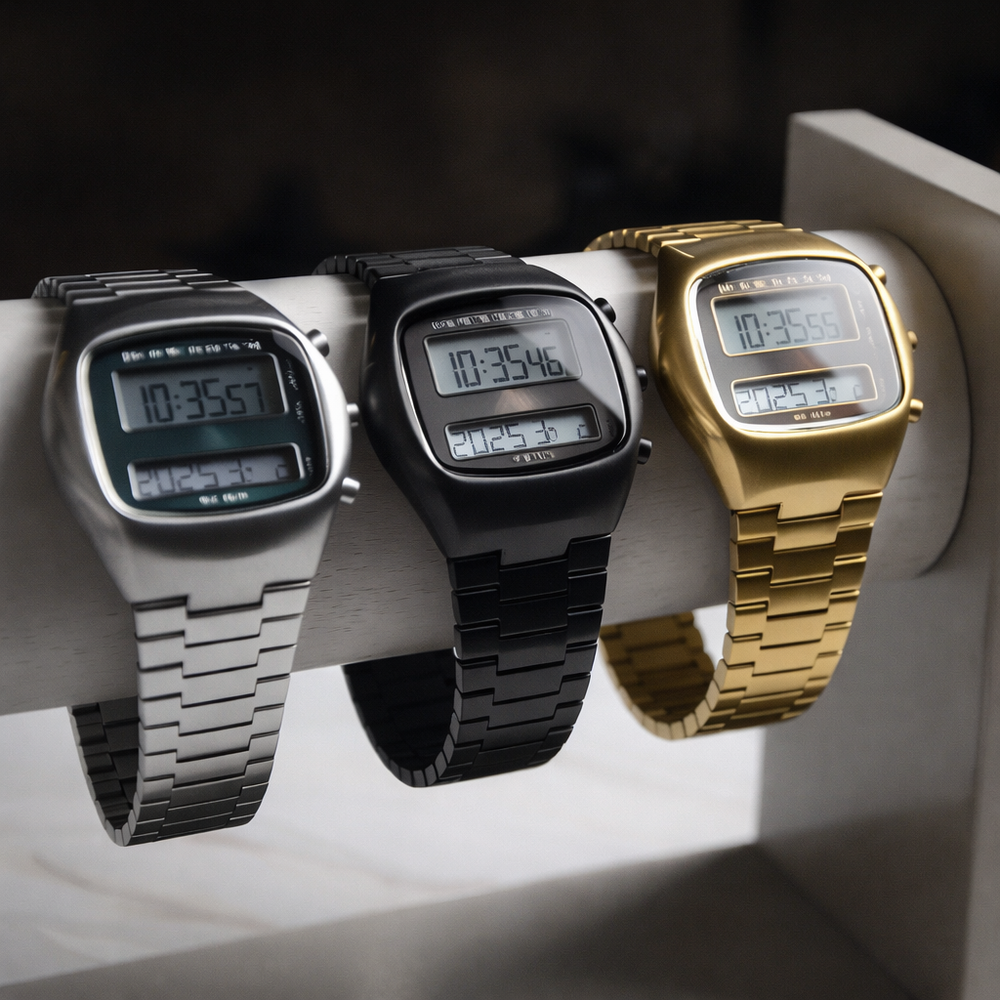 Aven TV | Golden Digital Watch - (41018891)