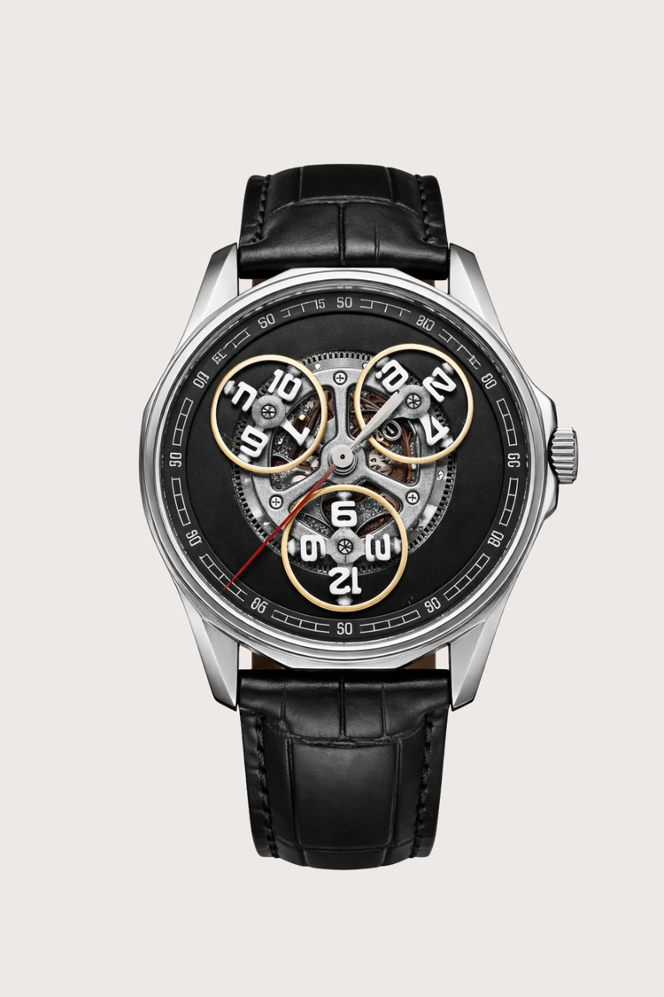 Chronarch Sovereign | Silver Black Mechanical Watch - (41018897)