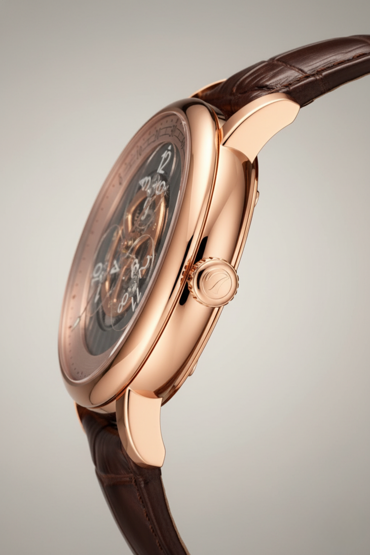 Chronarch Sovereign | Rose Gold Brown Mechanical Watch
