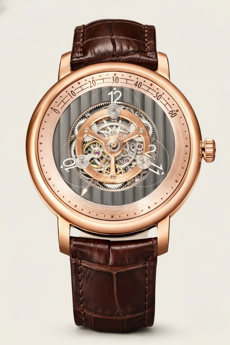 Chronarch Sovereign | Rose Gold Brown Mechanical Watch