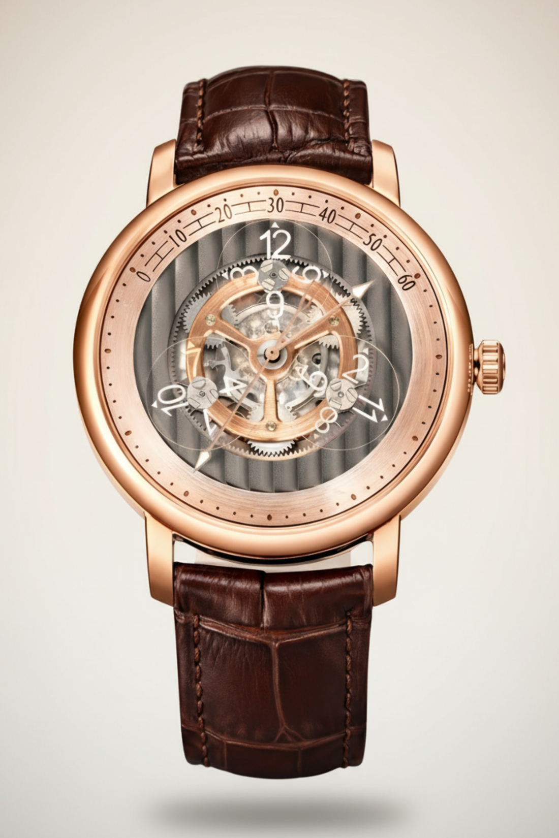 Chronarch Sovereign | Rose Gold Brown Mechanical Watch