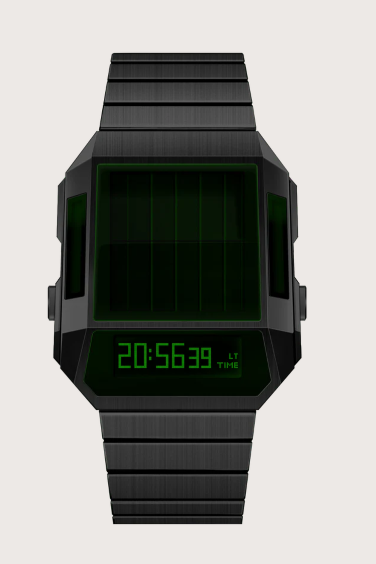 Cyber Era Black-Green Sapphire Digital Watch
