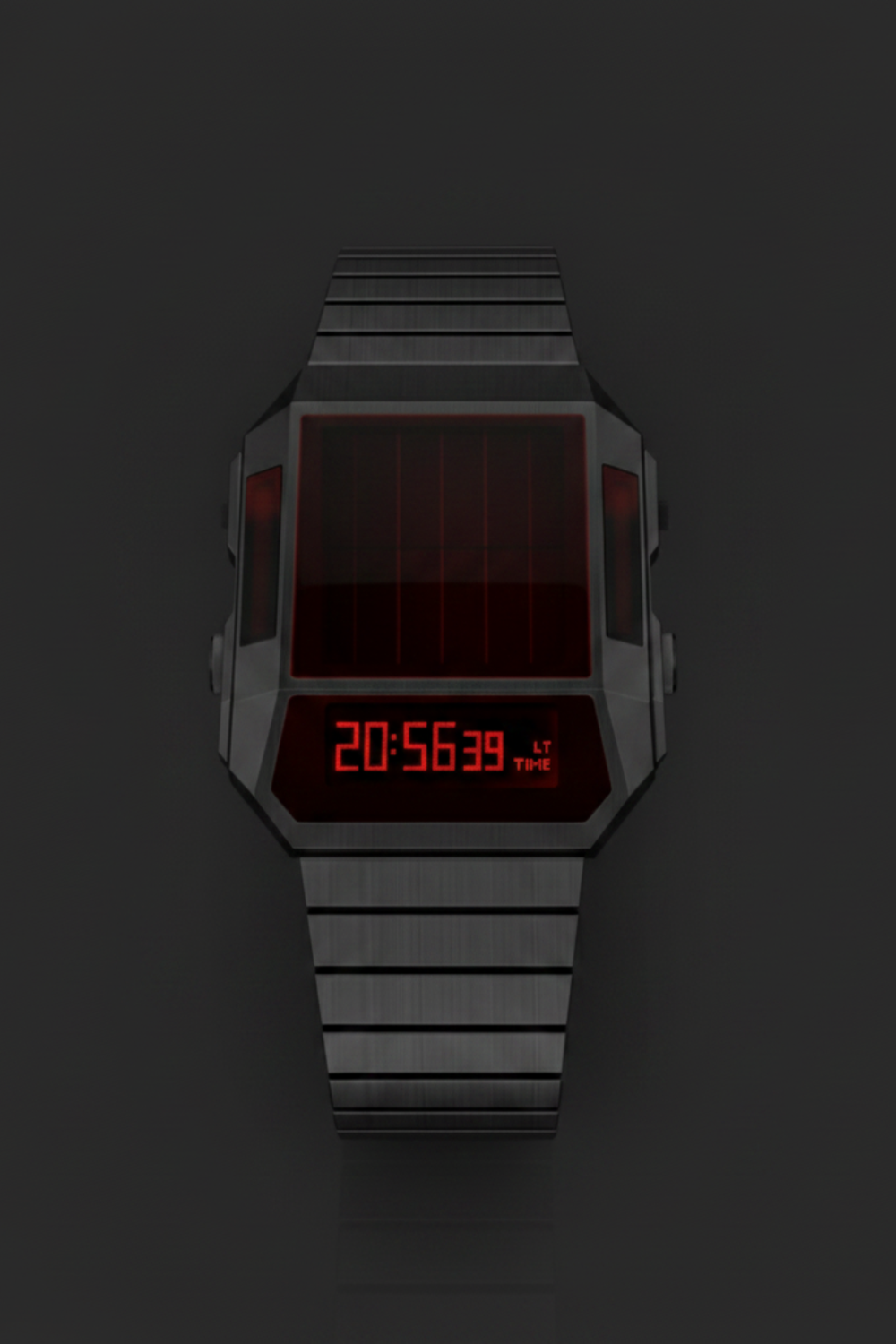 Cyber Era Black-Red Sapphire Digital Watch