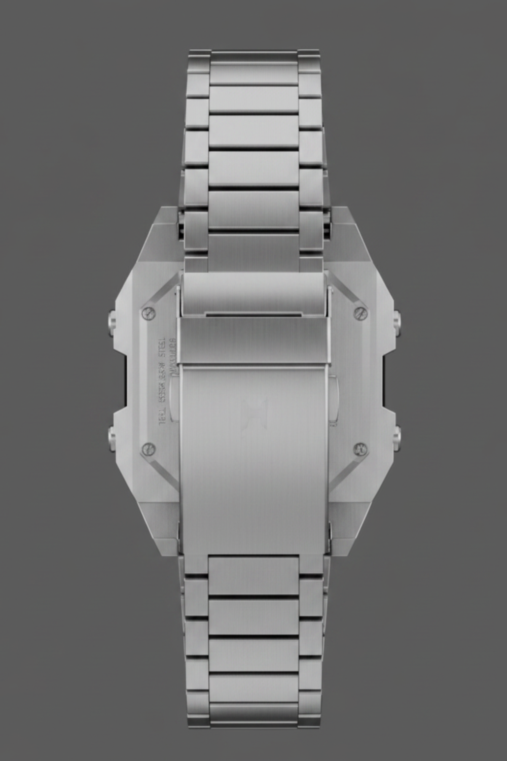Cyber Era Silver-Red Sapphire Digital Watch