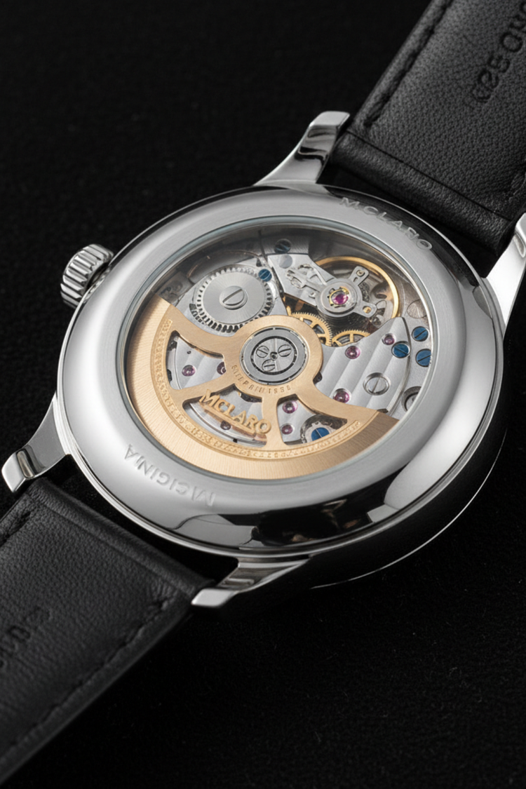 Astronaut Orbital Precision | Ash Platinum Dial Fully Automatic Watch Infinite Universe Series |A Mclaro Edition Watch (41614813)