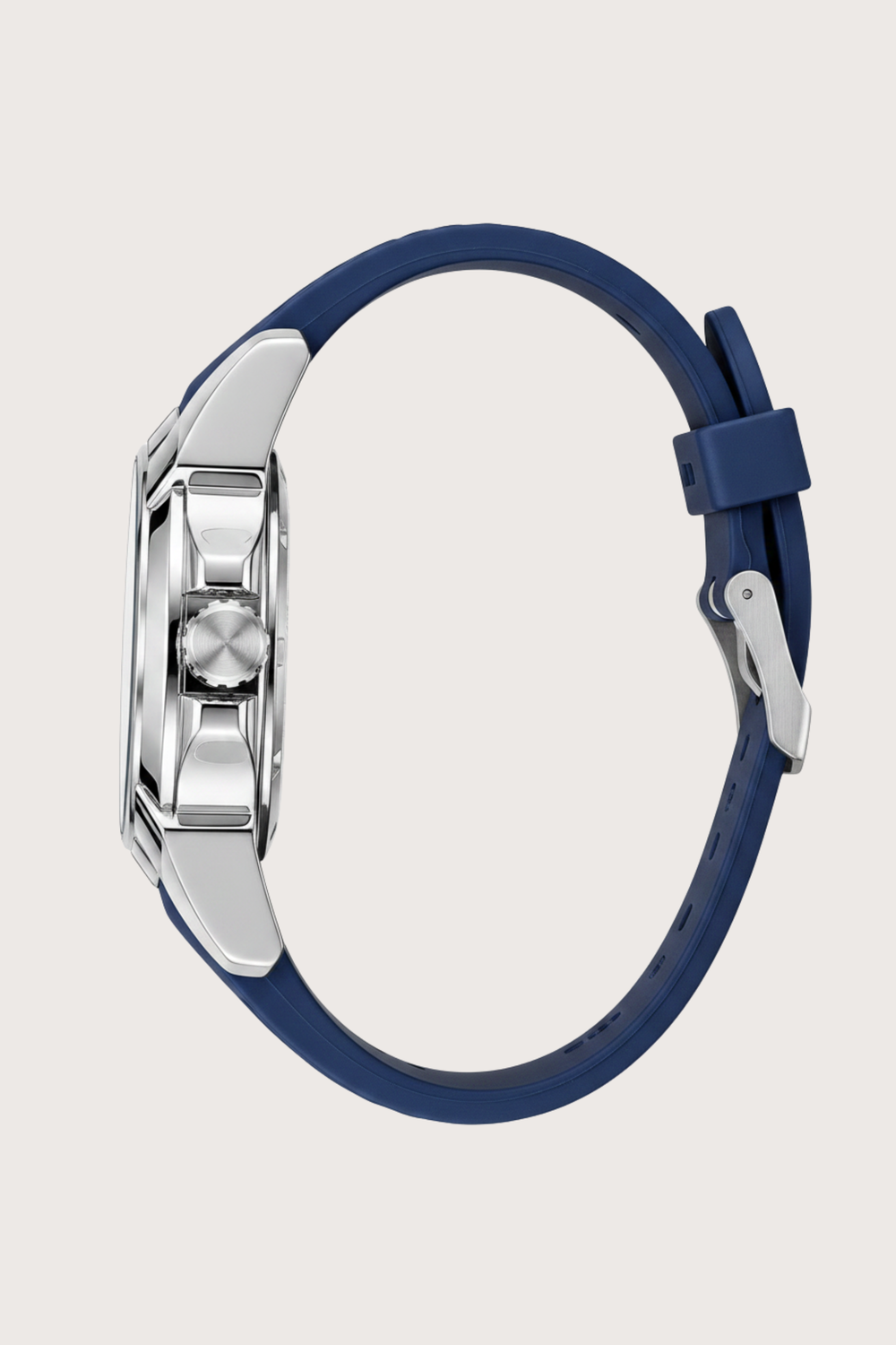 Debotte | Janmabhoomi Edition Skeleton Silver Blue Watch (45530689)