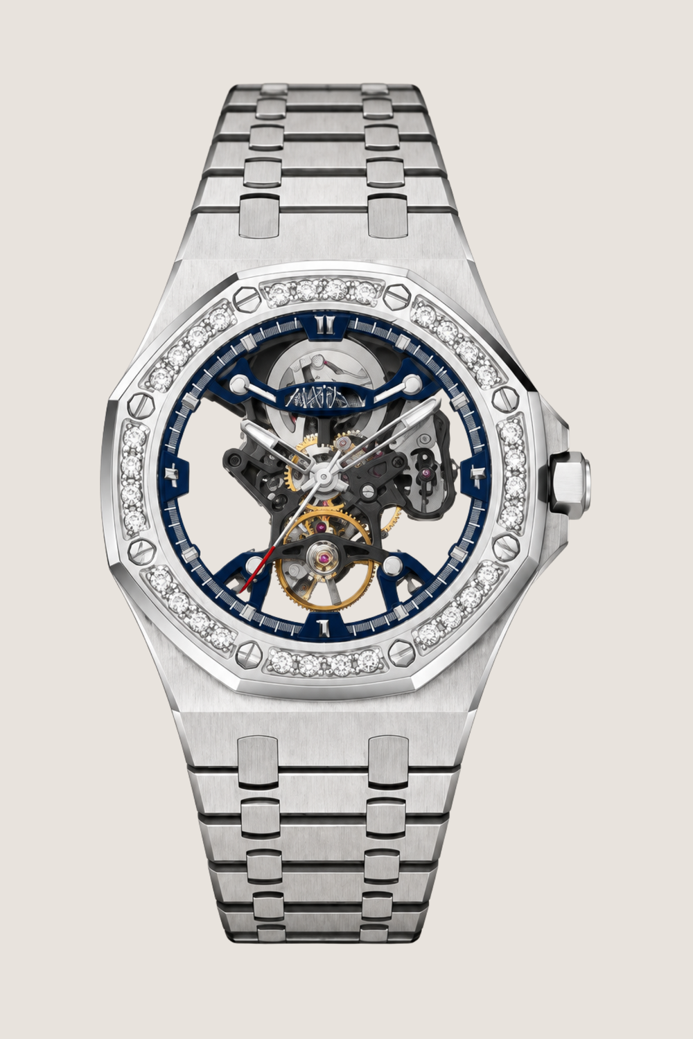 Diamond Edition Tonneau Automatic Movement Watch