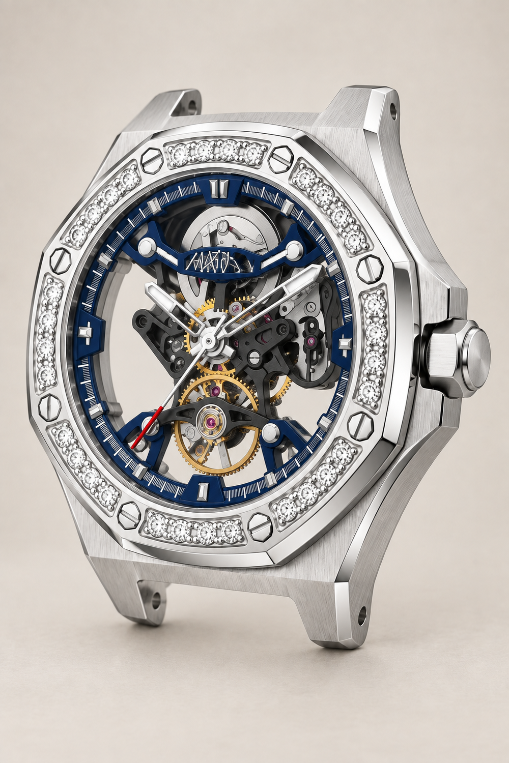 Diamond Edition Tonneau Automatic Movement Watch