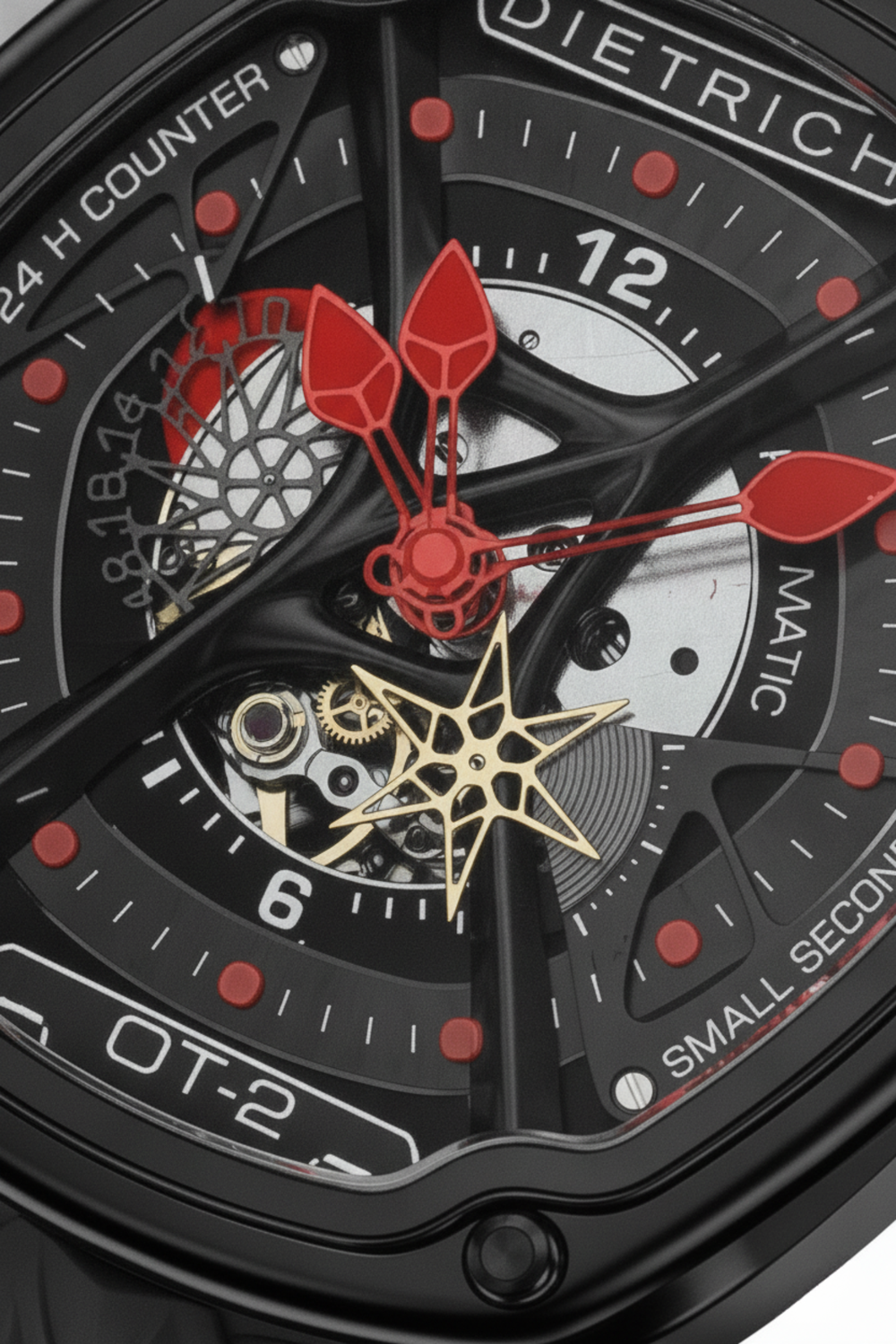 Dietrich Luxury Time Automatic Skeleton Dial Watch
