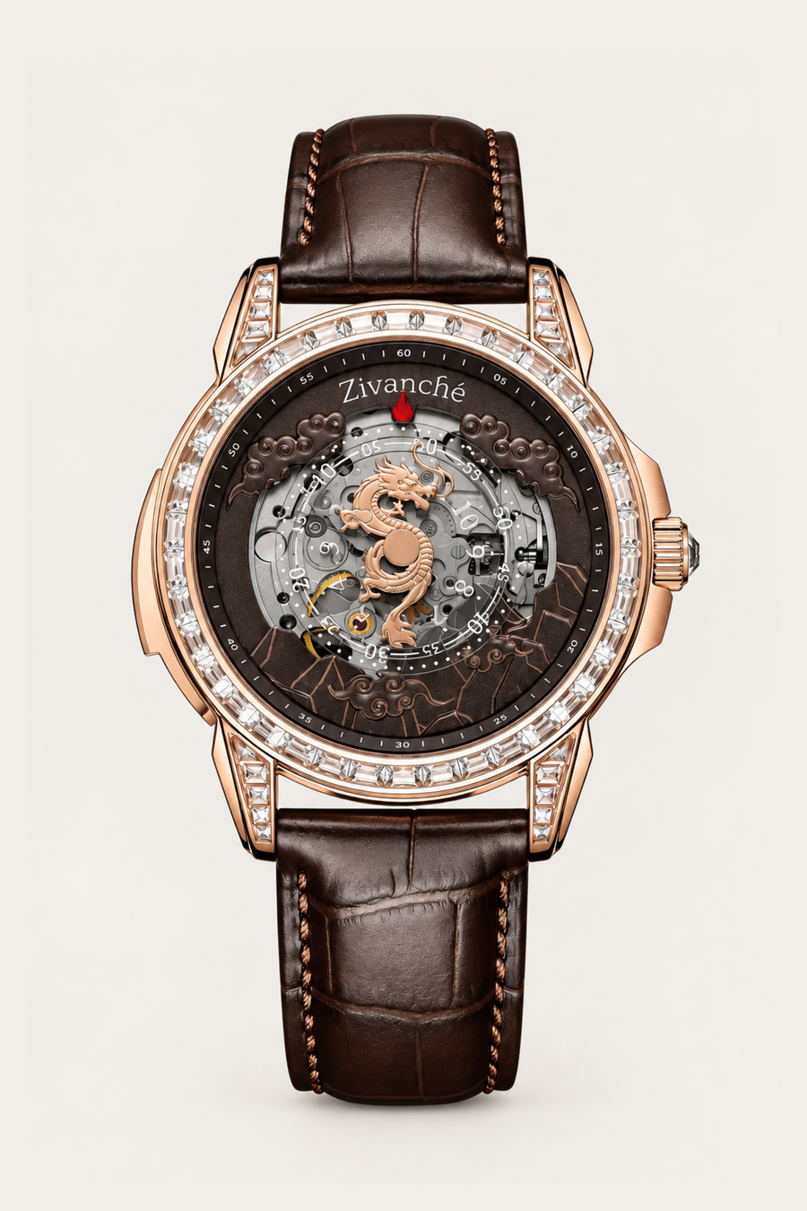 Draconis | Golden Brown Dragon Automatic Watch | A Mclaro Edition Watch (42637485)