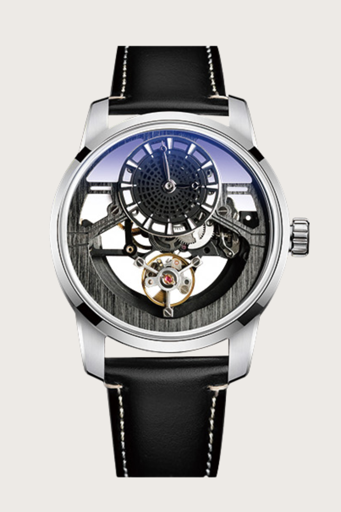 Earth Off‑Center Skeleton Prestige Edition Mechanical Watch