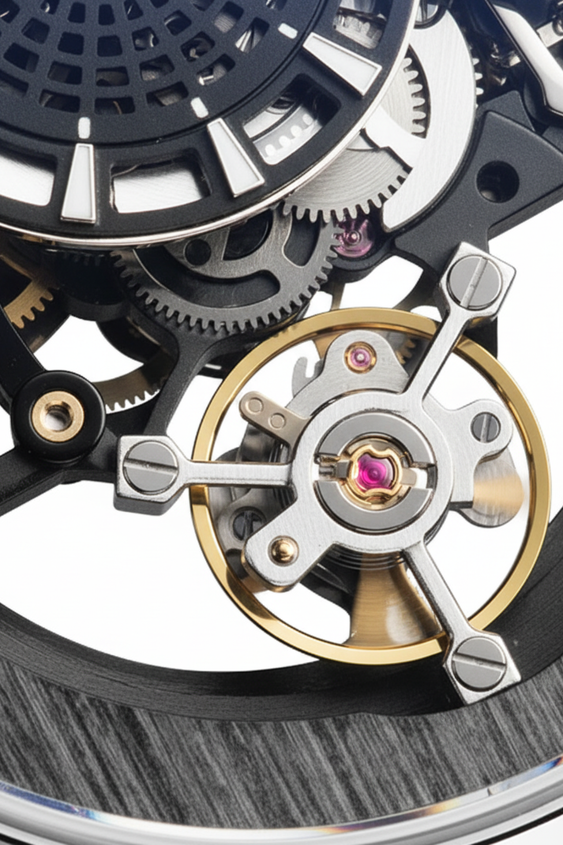 Earth Off‑Center Skeleton Prestige Edition Mechanical Watch