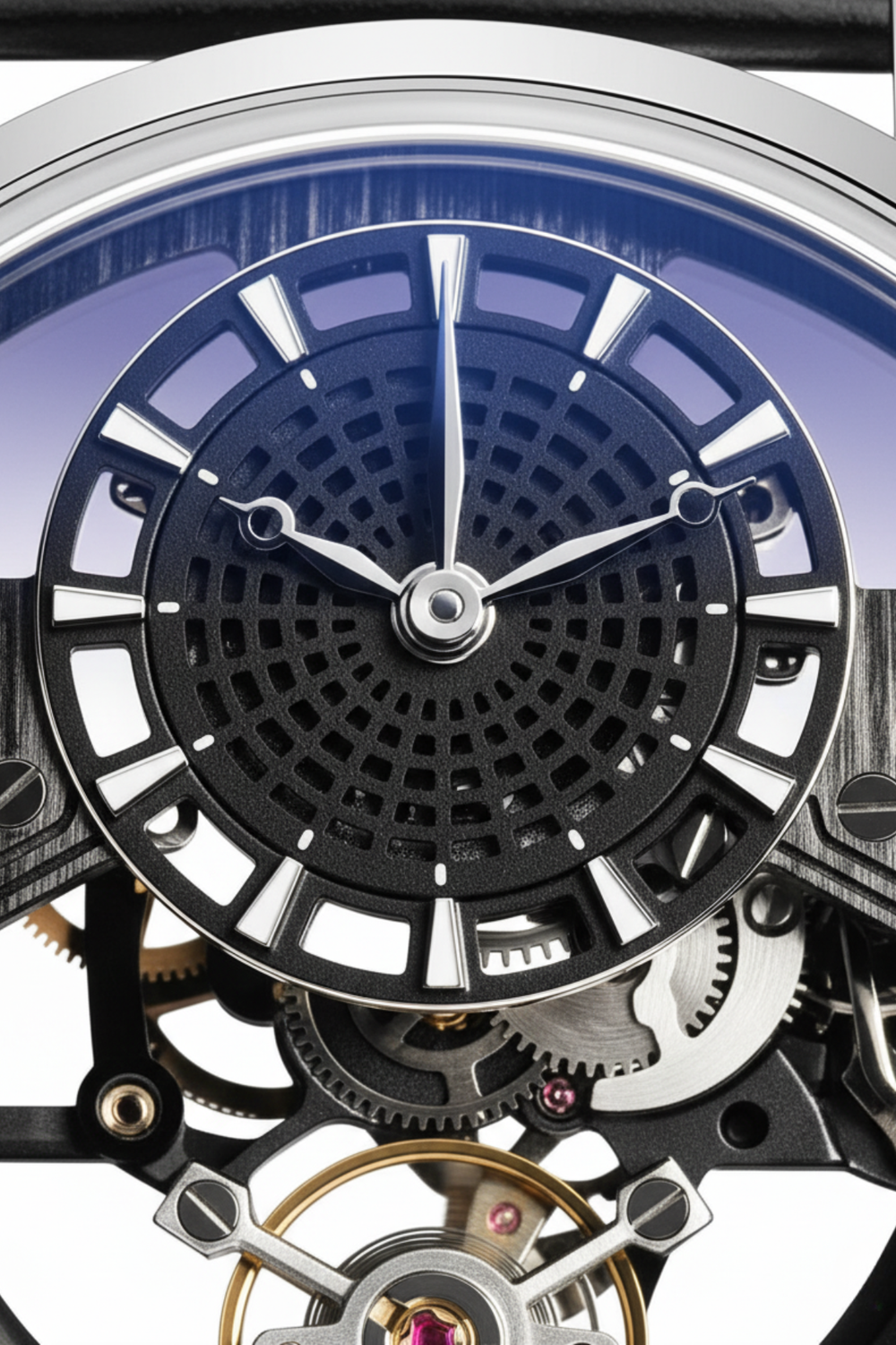 Earth Off‑Center Skeleton Prestige Edition Mechanical Watch