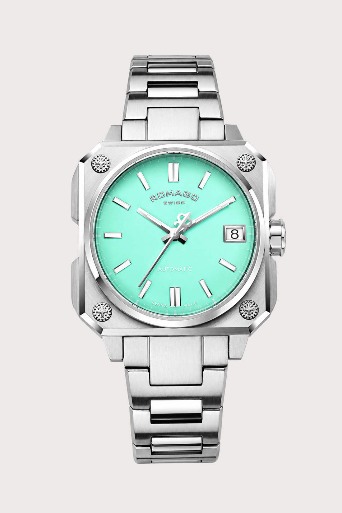 Elegant Me Robin Egg Blue Swiss Automatic Movement Watch