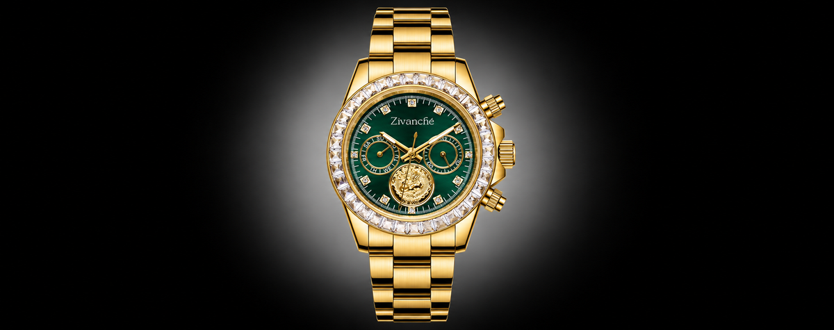 Chronoswissor | Golden Green Fully Automatic Watch| A Roerdum Edition (43014173)