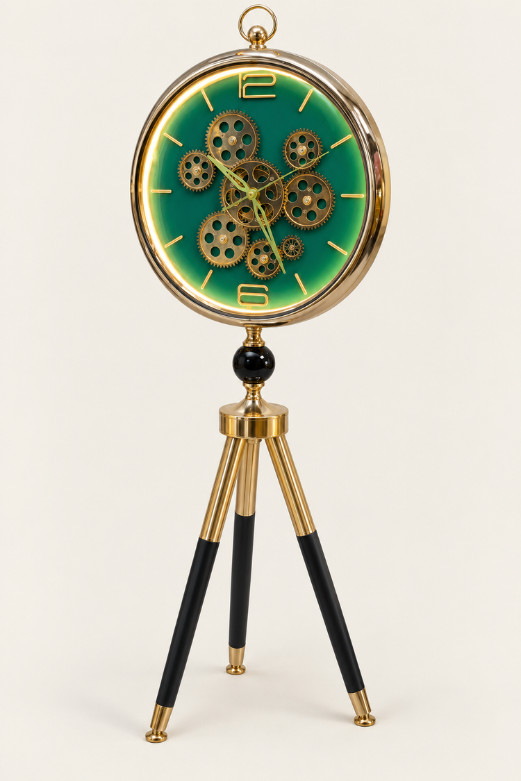 Regalia Gearwork Tripod Luxury Floor Clock