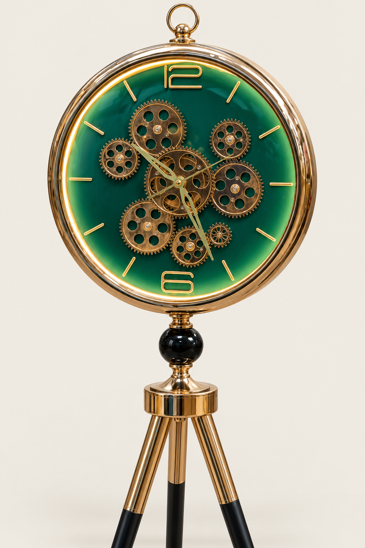 Regalia Gearwork Tripod Luxury Floor Clock