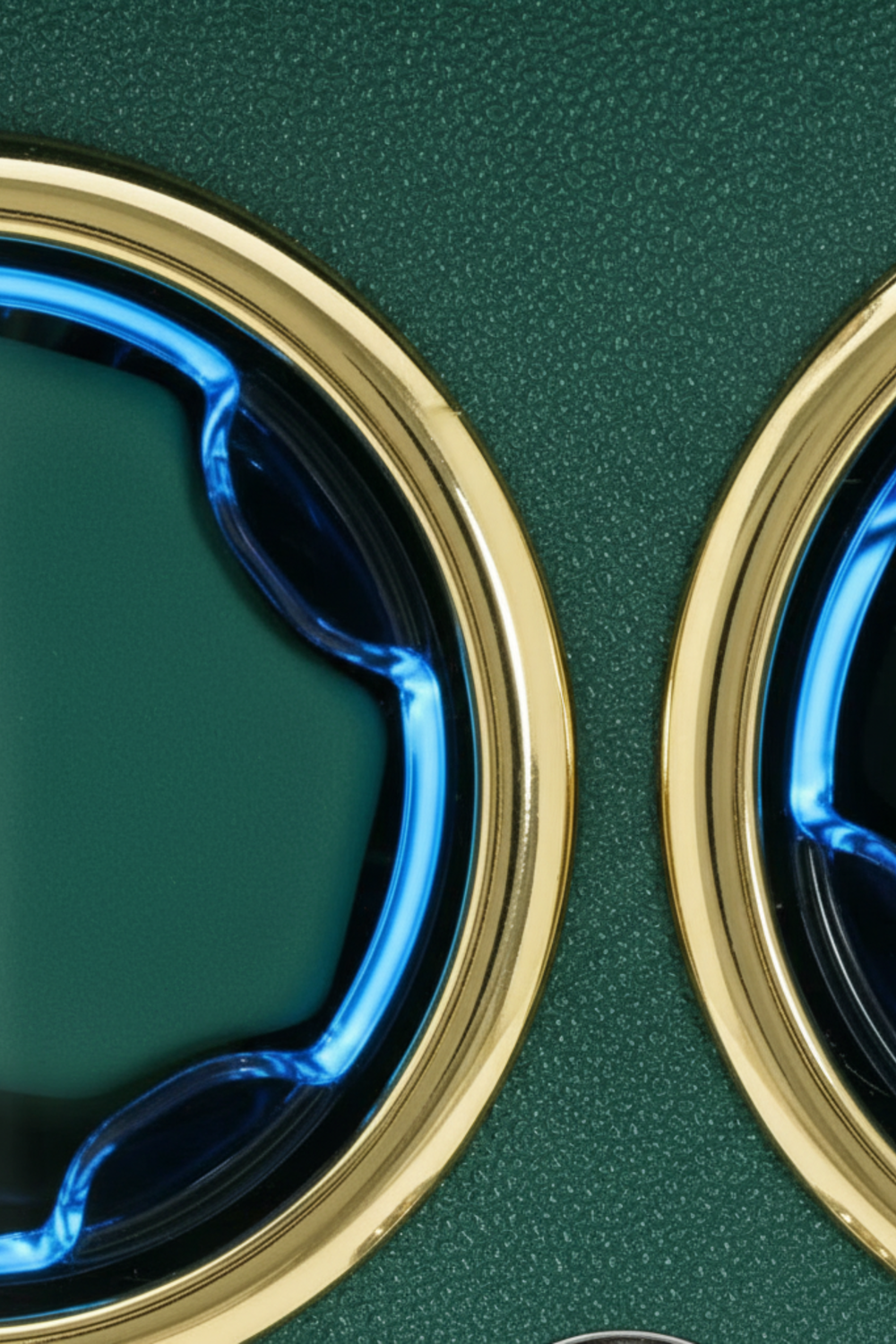 Emerald Deep Emerald Green with Gold Accents & Blue LED Illumination Vault 4-Slot Automatic Watch Winder – Luxe Edition