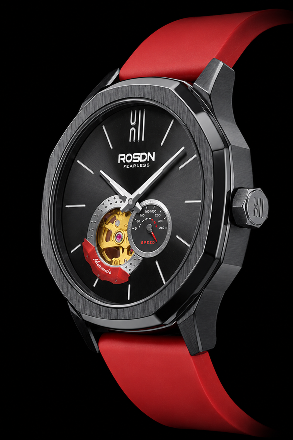 Fearless Edition Black Automatic Watch