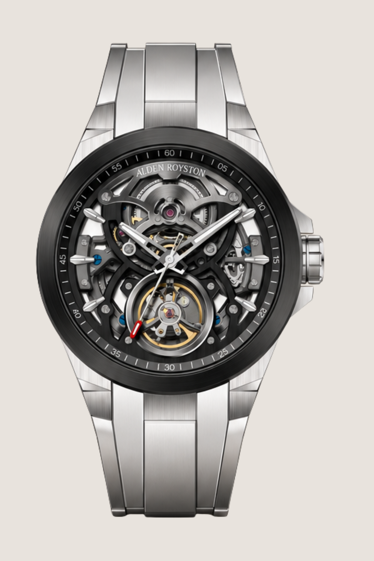 Flying Tourbillon Automatic Movement Watch