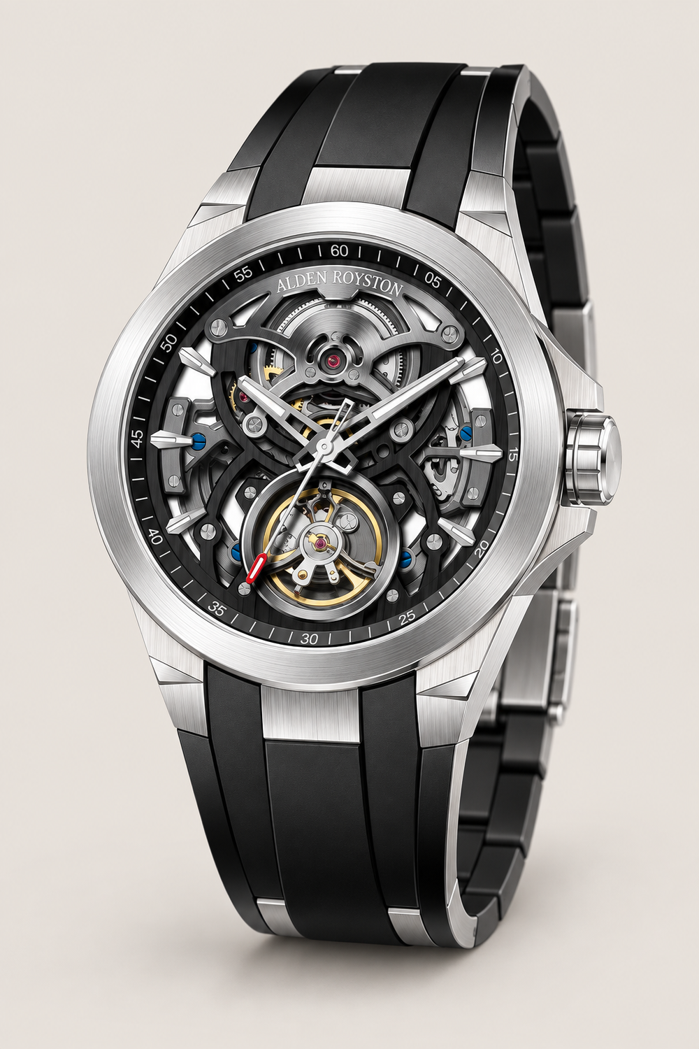 Flying Tourbillon Automatic Movement Watch