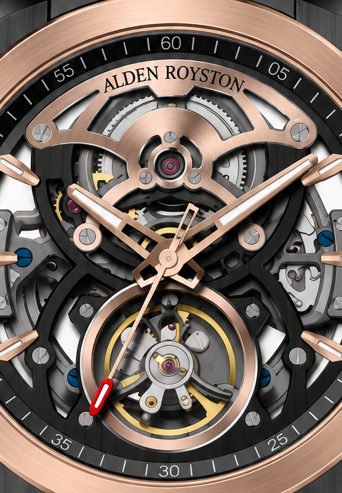 Flying Tourbillon Automatic Movement Watch
