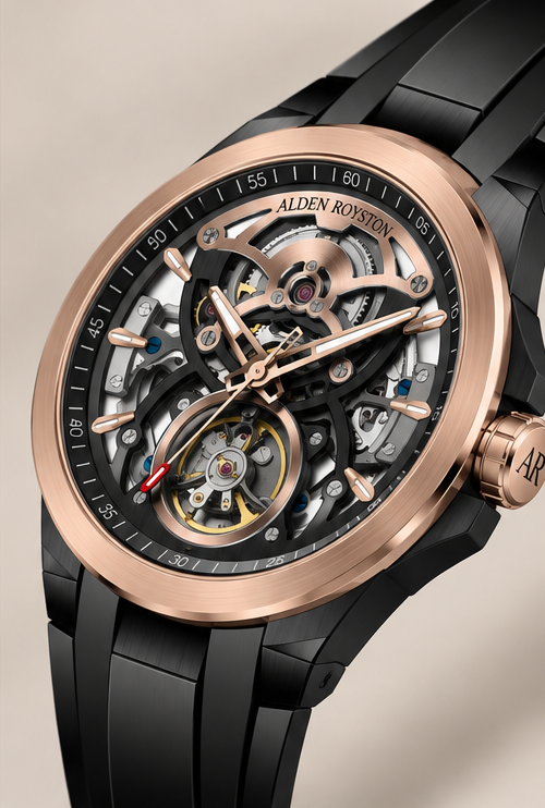 Flying Tourbillon Automatic Movement Watch