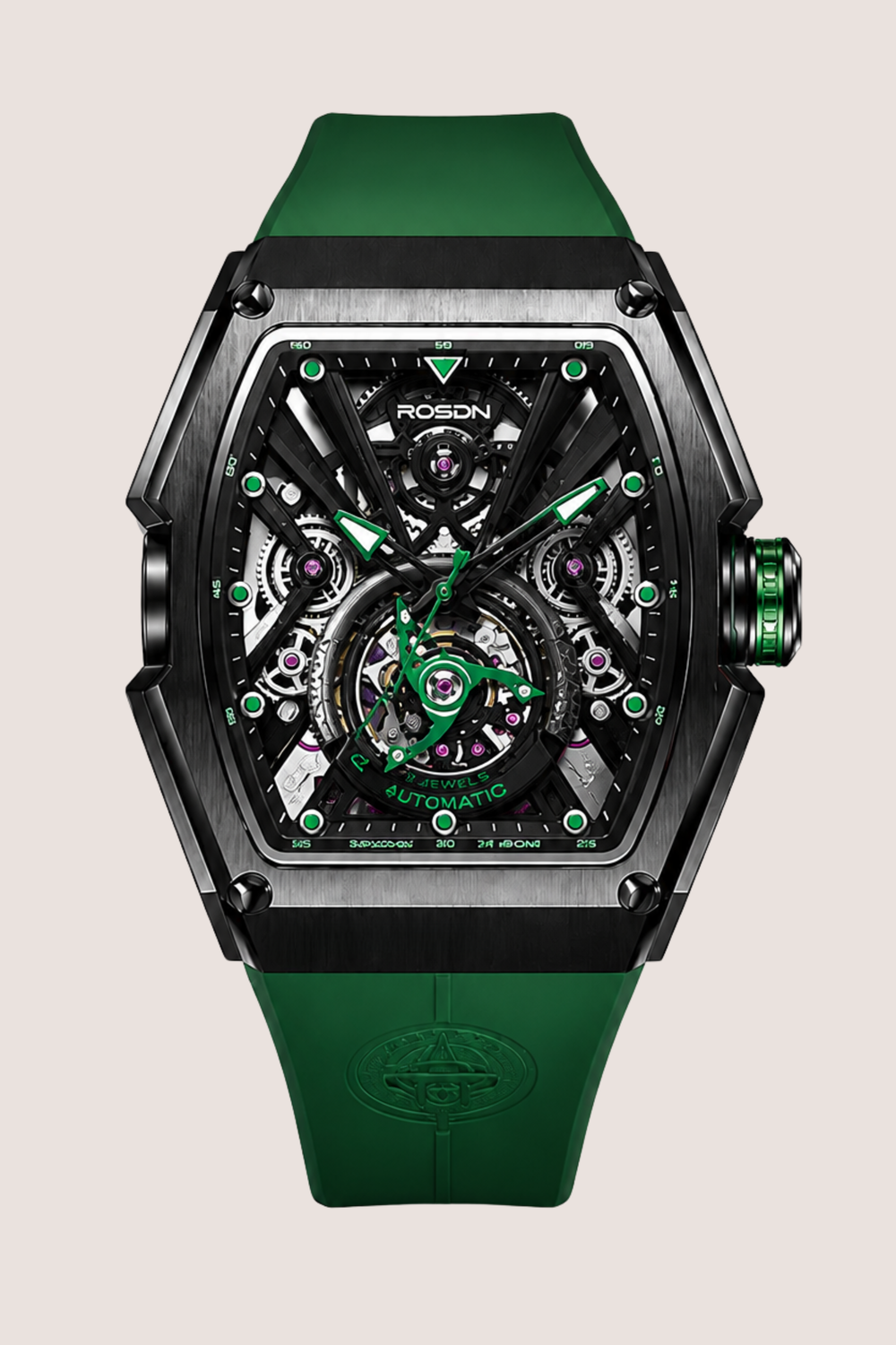 Force ROSON Skeleton Royale Style Blue Watch