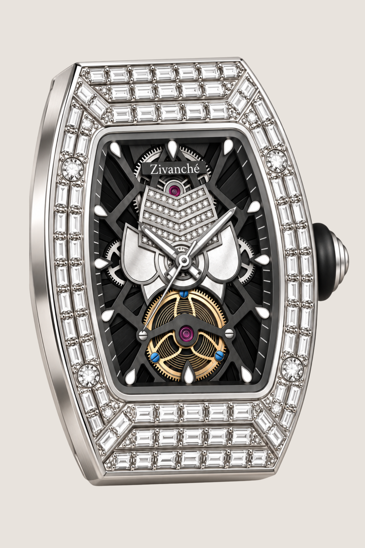 Gemstone Edition Luxury Skeleton Zivanche  Watch