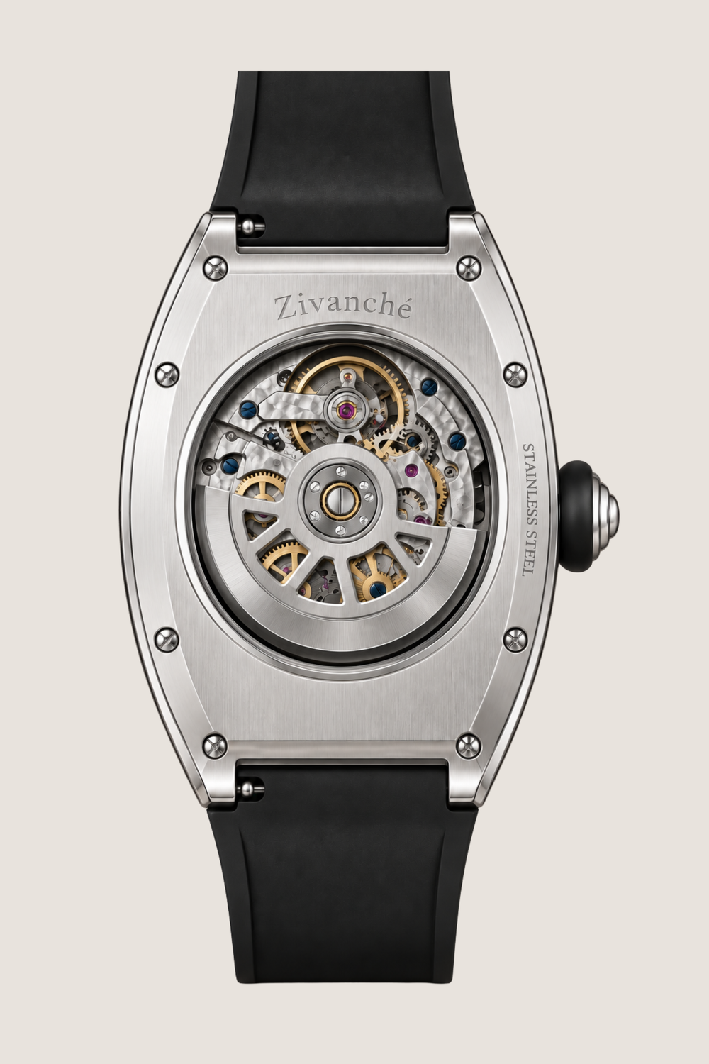 Gemstone Edition Luxury Skeleton Zivanche  Watch