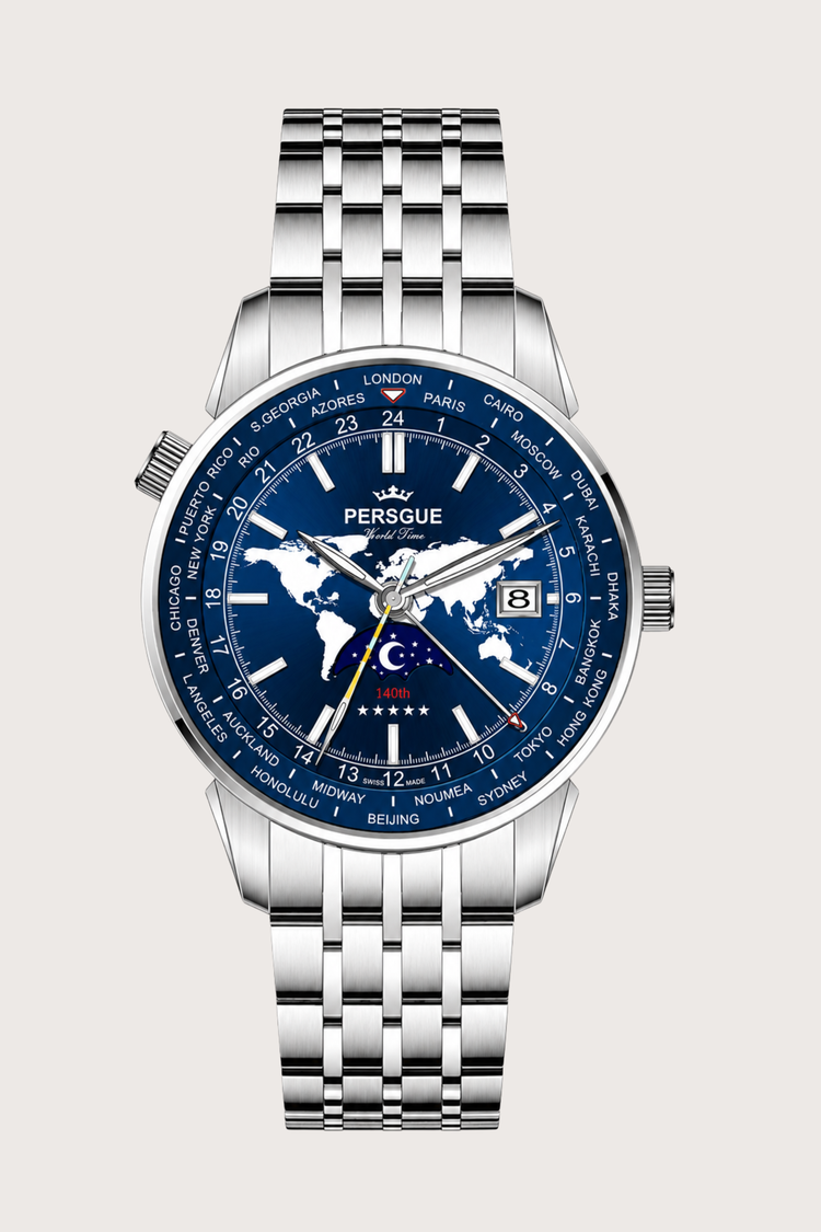 Global Horizon Swiss Worldtimer Swiss Precision Watch