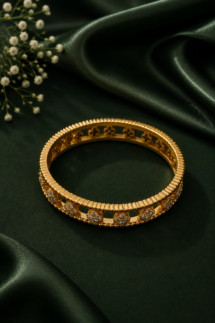 Golden Blossom Radiance Complete Jewelry Set