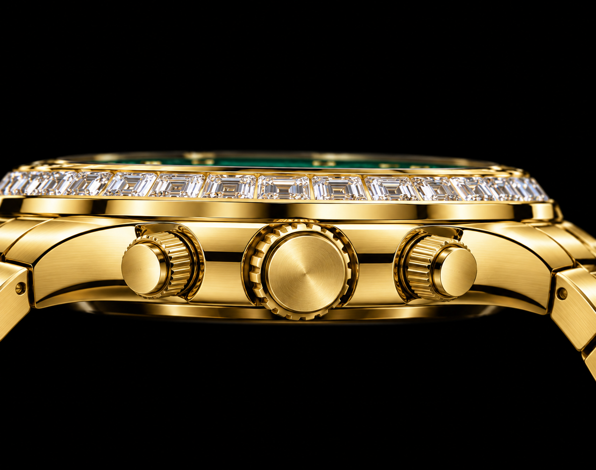 Chronoswissor | Golden Green Fully Automatic Watch| A Roerdum Edition (43014173)