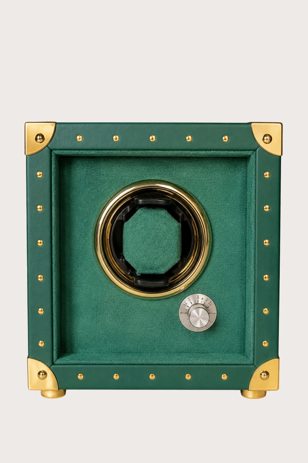 Golden Rivet Chrono 1 Slot Watch Winder