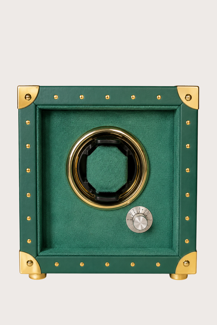 Golden Rivet Chrono 1 Slot Watch Winder
