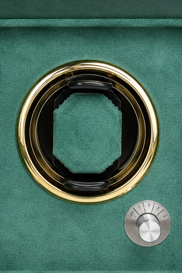 Golden Rivet Chrono 1 Slot Watch Winder