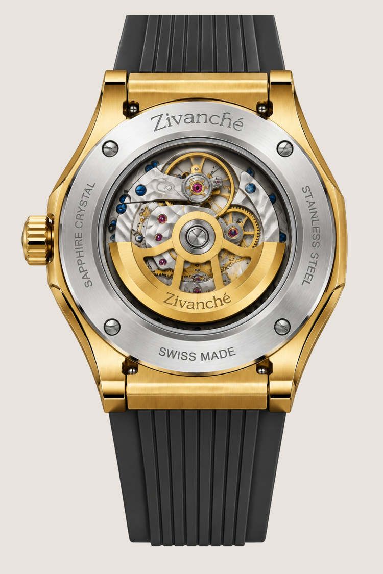 Golden Stardust Crystal Elegance Sapphire Watch