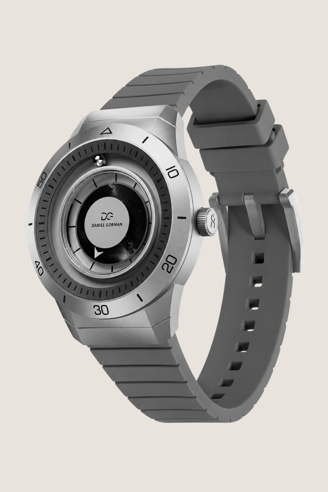 Gravity Series-Sparkling Galaxy Quartz Watch - Grey