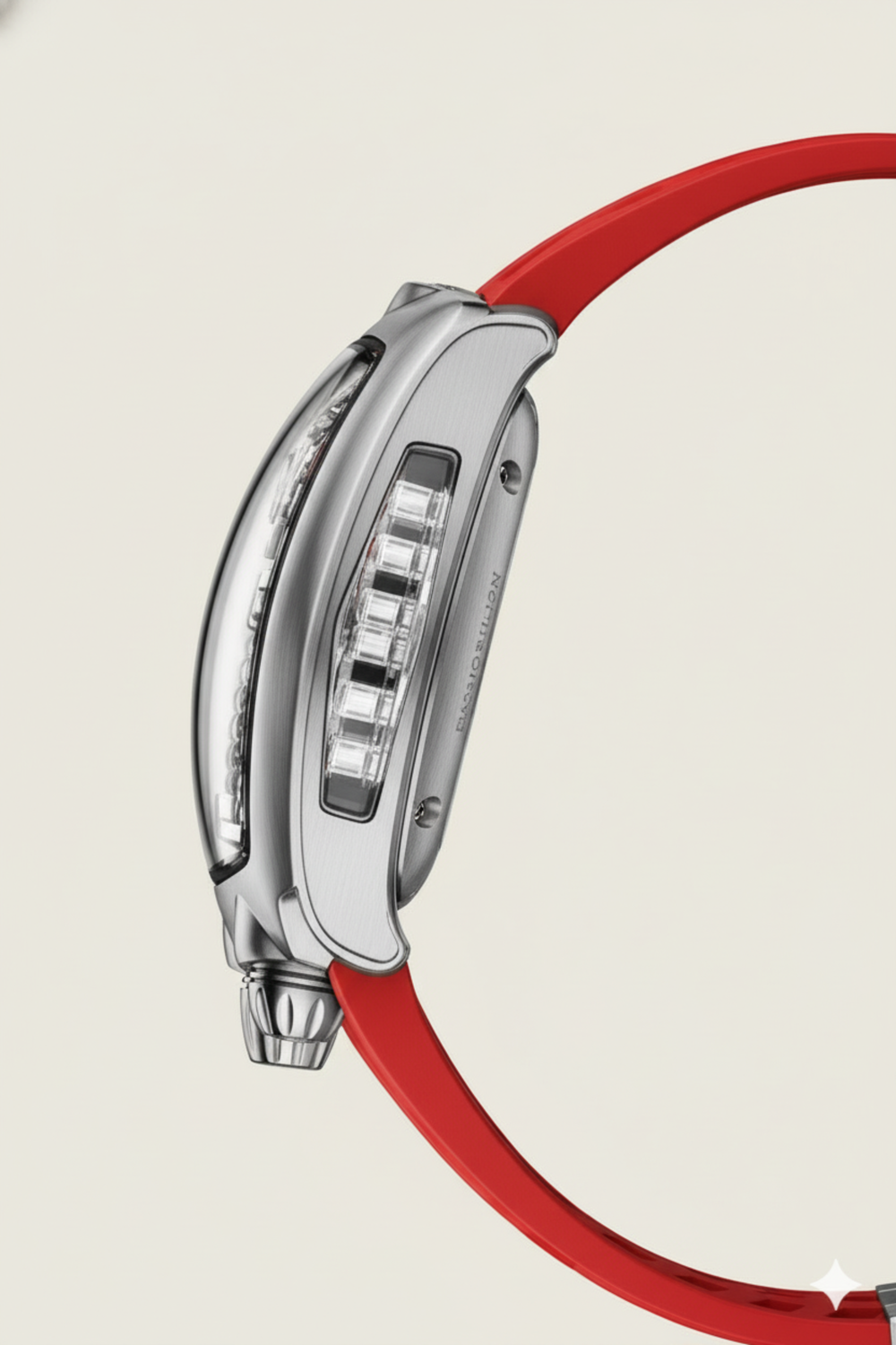 Viper Engine Red with Silver Dial | Tonneau Skeleton Engine Edition - (43014178)