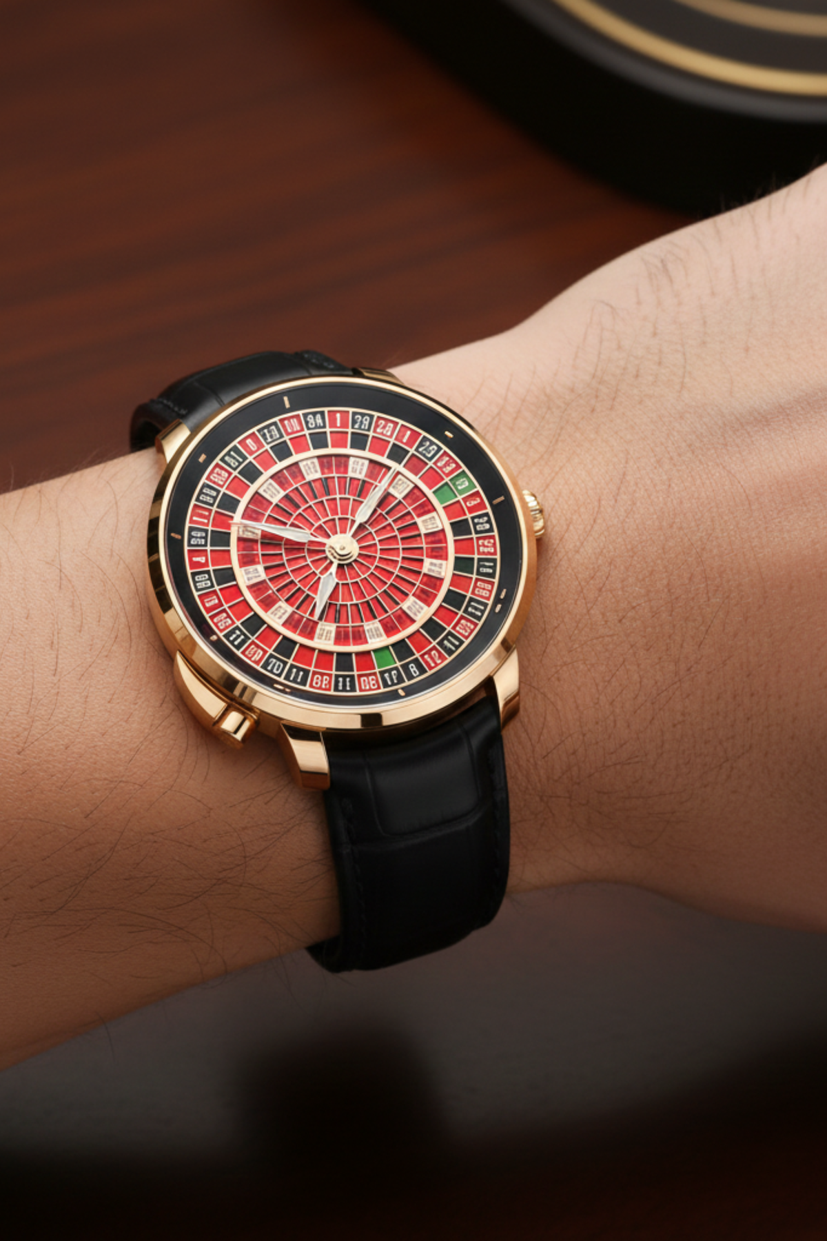 Casino Series Rose Gold Roulette Automatic Watch – True Spin Edition - (40342608)