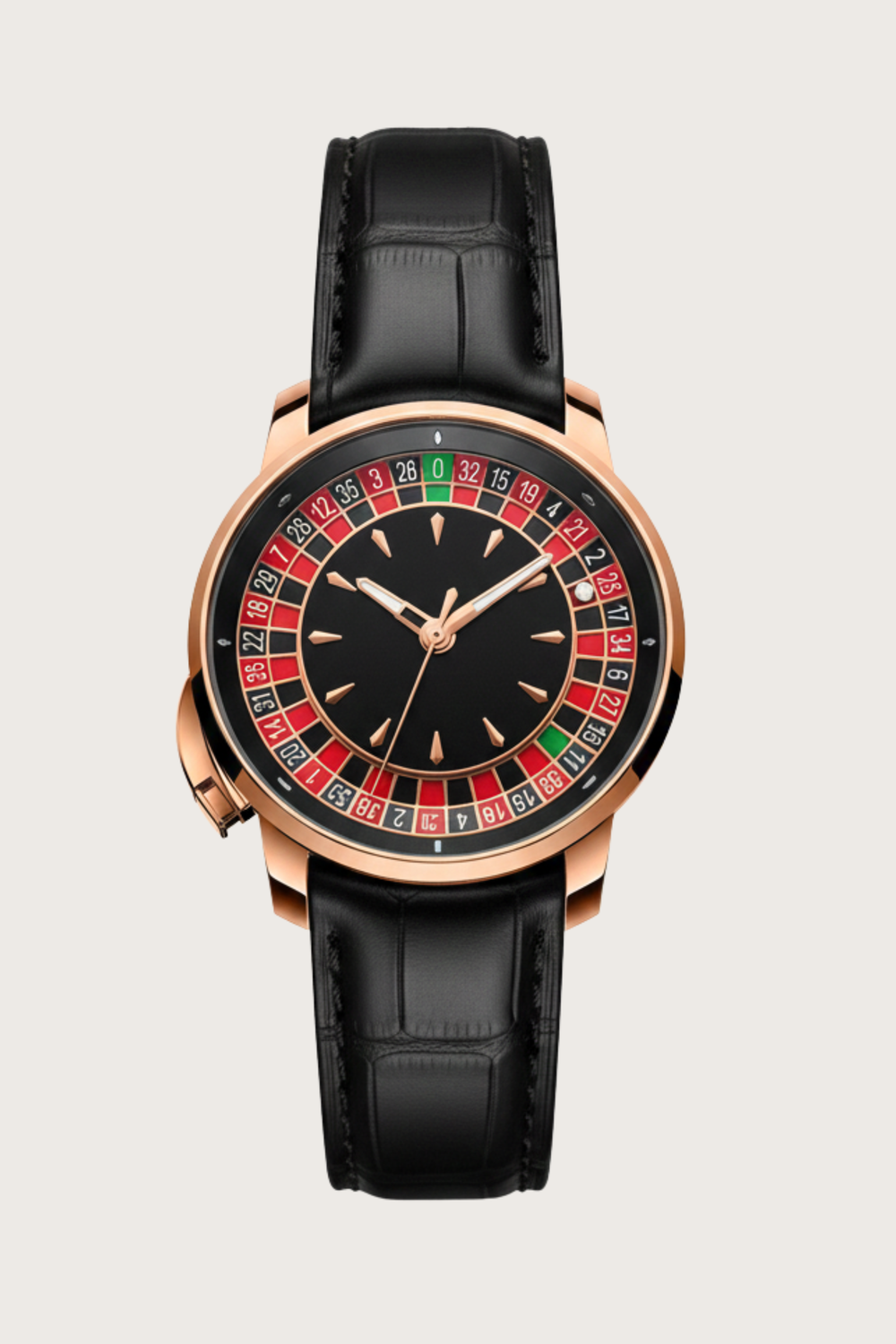 Casino Series Rose Gold Poker Roulette Automatic Watch (41614817)